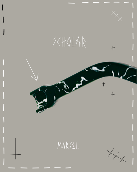 SCHOLAR NERO MARMO | Édition d’Artiste